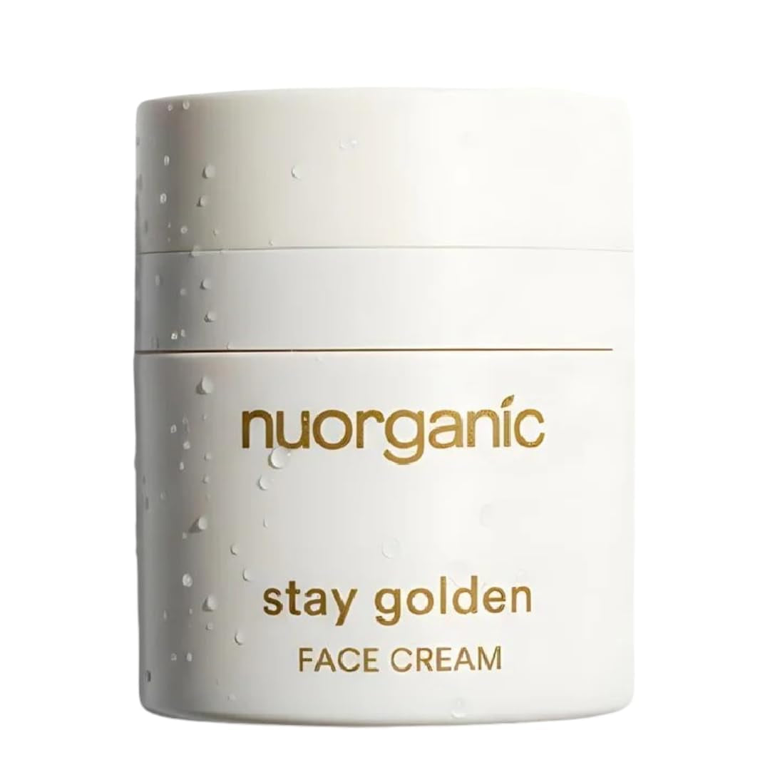 24K Gold Firming Face Cream, Tightening Moisturizer for Face and Neck | Plant Stem Cells with 24K Gold. Rich Overnight Texture, Works for Face and Neck. Vegan, Cruelty-Free.