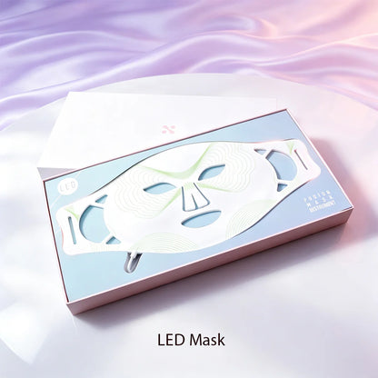 LED Face Mask Light Therapy Device +  Facial Mask