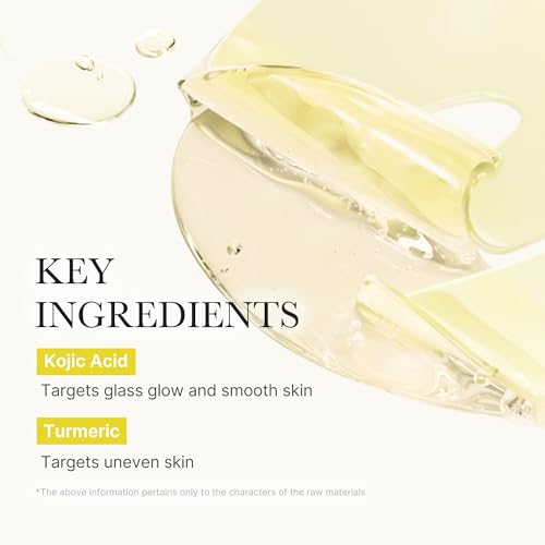 Color-Changing Jelly Mask Set for Uneven Skin Tone & Radiant Glow: Salmon DNA PDRN Pink Collagen Jelly Gel Mask (4Ea) and Kojic Acid Turmeric Brightening Gold Jelly Gel Mask (4Ea)