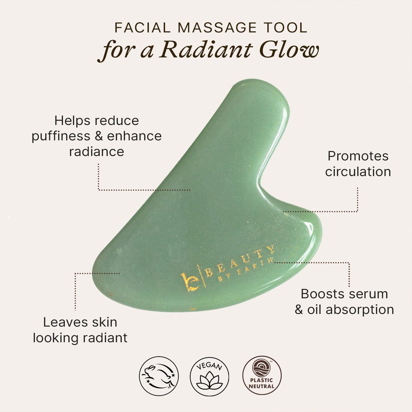 Jade Gua Sha Facial Tools - Depuffer & Massager Tool | Lymphatic Drainage & Jawline Sculpting, Gift Set Guasha Tool for Face, Skin Care Tools