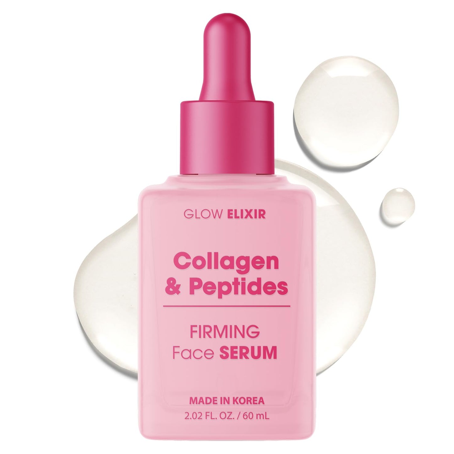 Collagen & Peptides Face Serum – Firming & Wrinkle Serum for Skin Repair, Fine Lines & Deep Wrinkle Treatment – Dermatologist Tested anti Aging Korean Skin Care – Clean Beauty – 2.02 Fl Oz